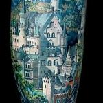 Neuschwanstein Castle Tattoo Design Thumbnail